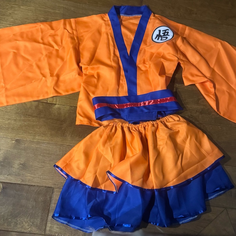 Dragon-ball Z Vegita Skirt Set Cosplay Costume Size Large $40 OBO